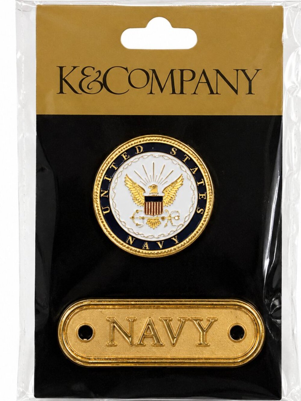 K&Company Navy Military Scrapbook Embellishments Medals Sealed